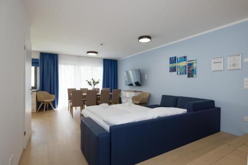 Postel nebo postele na pokoji v ubytování Yourapartment Theresien