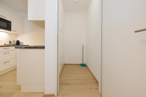 Kuchyň nebo kuchyňský kout v ubytování Yourapartment Theresien