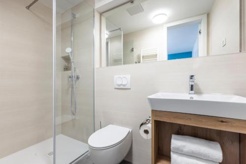 Koupelna v ubytování Bioenergy Resort Salinera Apartments