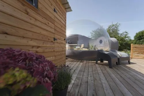 Bulles Odette & Ginette et Tiny House Suzette 