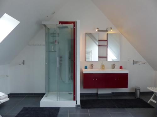 Kúpeľňa v ubytovaní Cottage des Mézières