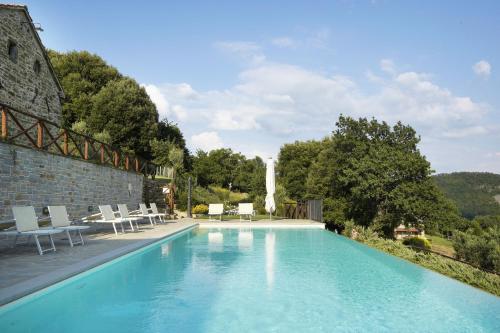 Πισίνα στο ή κοντά στο Locanda del Viandante - Valle Apartments & Pool
