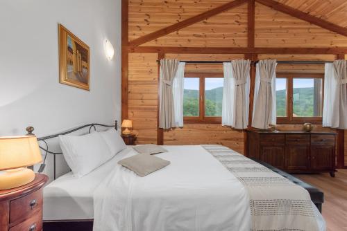 Кровать или кровати в номере B&B Plitvice Lakes Villa Irene