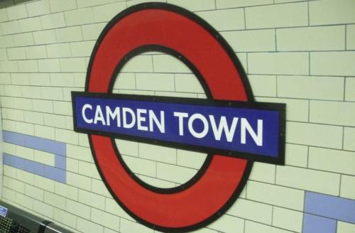 a sign that says canadian town on a wall at Camden Apartments in London