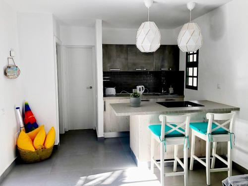 Η κουζίνα ή μικρή κουζίνα στο Casita Vito Fuerteventura
