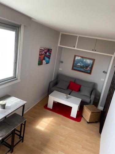 Posezení v ubytování Studio avec parking 100 m départs pour les iles