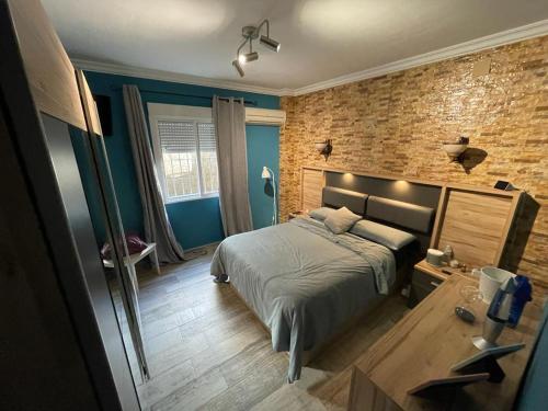 Postel nebo postele na pokoji v ubytování Precioso y renovado apartamento cerca de la playa