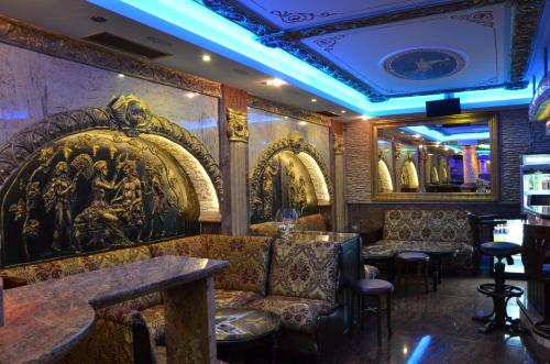 Χώρος καθιστικού στο Boutique Hotel Boris Palace & Restaurant