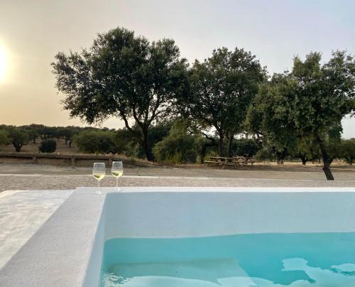 Πισίνα στο ή κοντά στο Casas do Apeadeiro de Evoramonte