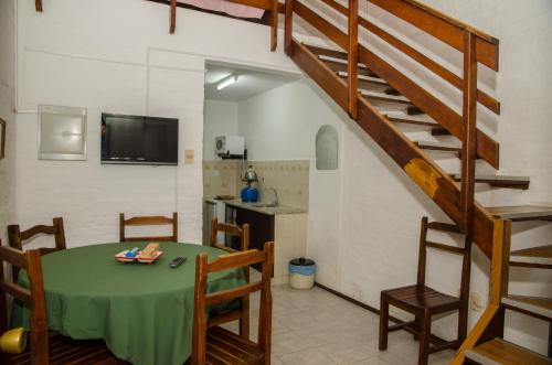 Una cocina o cocineta en Hotel Del Pasaje
