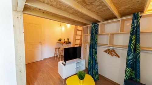 Μια τηλεόραση ή/και κέντρο ψυχαγωγίας στο Cosy Apparts Brive