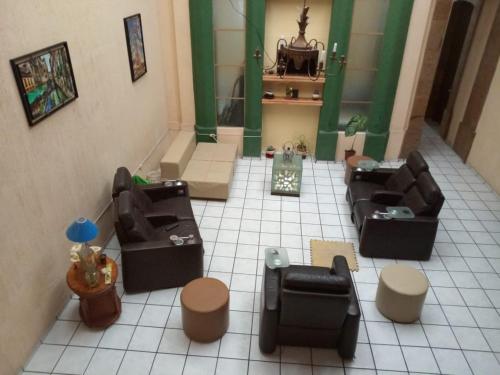Posezení v ubytování Hostal Guadalajara