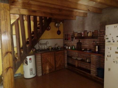 Køkken eller tekøkken på Cabañas Río Los Nogales