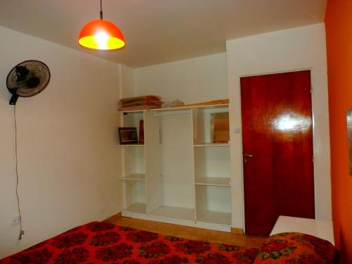 Posteľ alebo postele v izbe v ubytovaní Cabañas Lo Soñado en Comuna San Roque a minutos de Carlos Paz