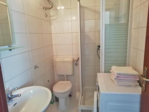 Koupelna v ubytování Apartment Kovačić