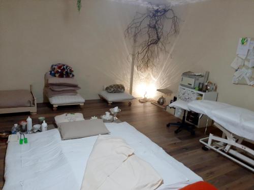 B&B In Principio Vitae - L'infinito con tattoにあるベッド