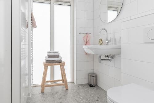 Bathroom sa Vakantiehuis '2bijZee' dicht bij Domburg en strand