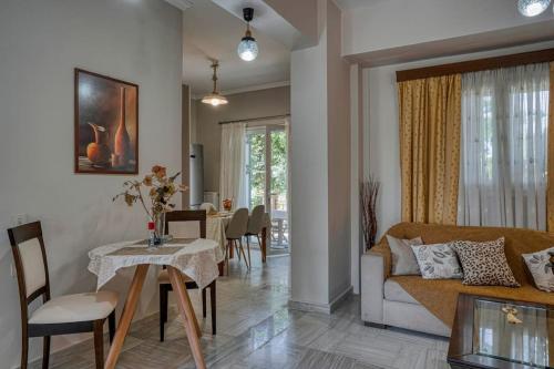 Posezení v ubytování La Casa de Cambo