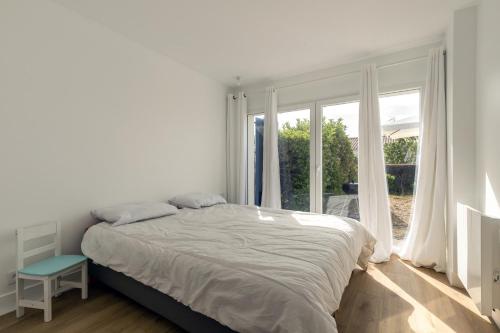 Posteľ alebo postele v izbe v ubytovaní Maison moderne pour 5 personnes à Noirmoutier
