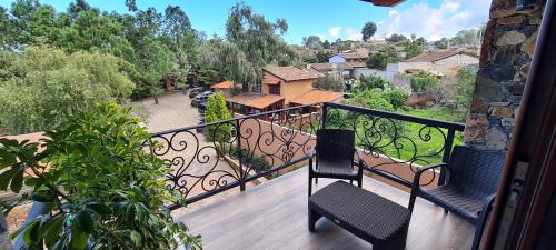 Quinta Tere Hotel & Galleryにあるバルコニーまたはテラス