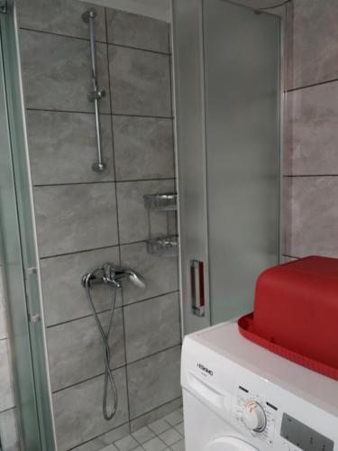 Koupelna v ubytování Iris Sunset Suite