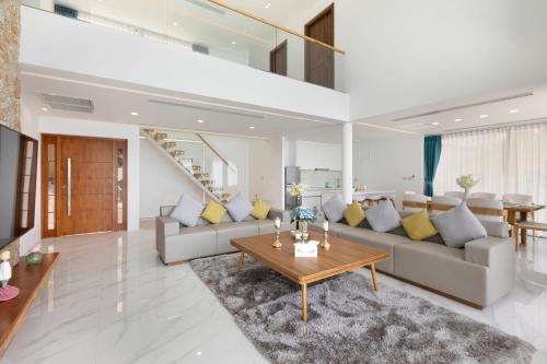 Χώρος καθιστικού στο Villa The Wave 2 Residence