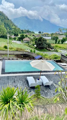 Landskap semula jadi dekat dengan vila ini