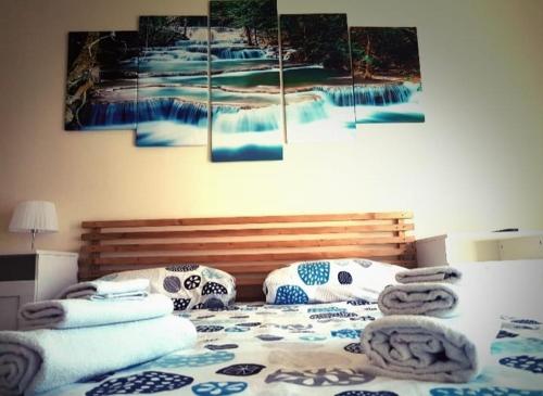 Ένα ή περισσότερα κρεβάτια σε δωμάτιο στο Il Rifugio Sui Due Golfi II