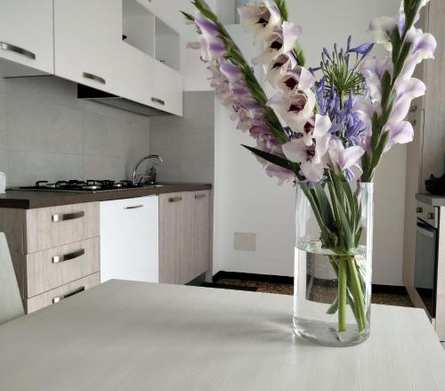 Η κουζίνα ή μικρή κουζίνα στο Al campanile