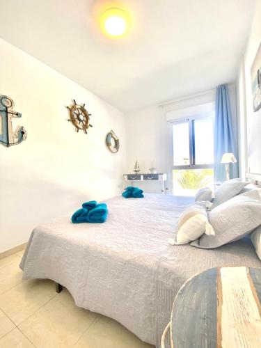 Postel nebo postele na pokoji v ubytování Casa La Marina