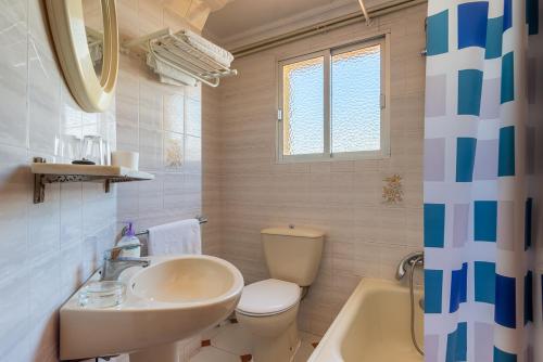 Koupelna v ubytování Hostal Hilaria