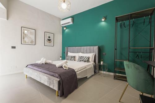 Postel nebo postele na pokoji v ubytování Chianu Palì - Guest Rooms camera Agrigento