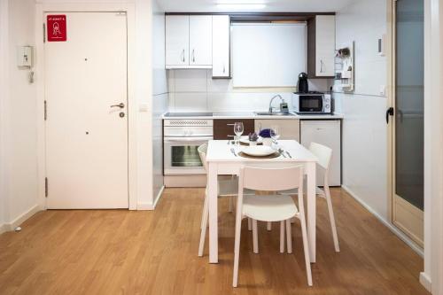 Dapur atau dapur kecil di Apartamento Buen Camino
