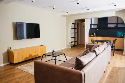 Μια τηλεόραση ή/και κέντρο ψυχαγωγίας στο Swiss Apartments Prishtina