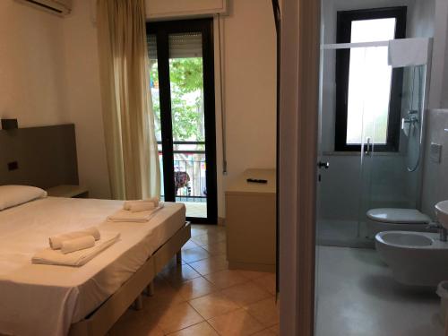 Koupelna v ubytování Vinsea Hotel