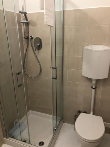 Koupelna v ubytování Vinsea Hotel