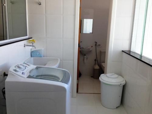 Ett badrum på Cobertura Duplex em Condomínio de Alto Luxo - 402