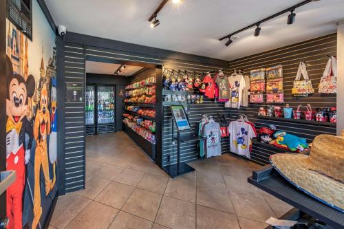 a store with a lot of teddy bear merchandise at Best Western Plus Stovall's Inn in Anaheim