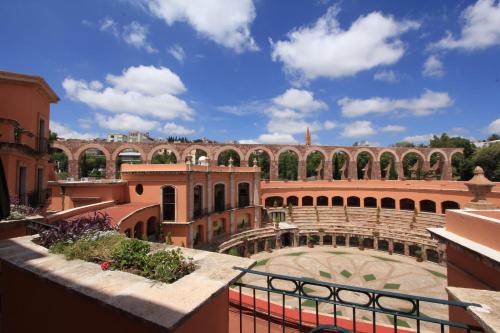 a view of the amphitheater of a building at Quinta Real Zacatecas in Zacatecas