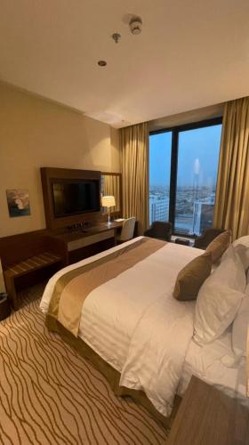Katil atau katil-katil dalam bilik di Rio Hotel Olaya