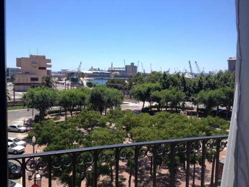 a view of a city from a balcony at Apartment E.CO. Home Tarragona in Tarragona