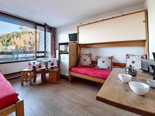 Appartement cosy au pied des pistes, 4 pers, balcon - FR-1-344-920