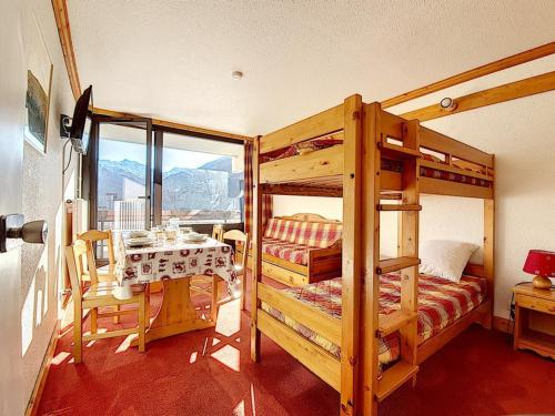 Studio lumineux avec balcon, au pied des pistes à La Croisette, Les Belleville - FR-1-344-970
