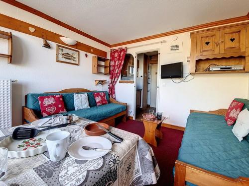 Studio rénové 3 pers, au pied des pistes, balcon - FR-1-344-995