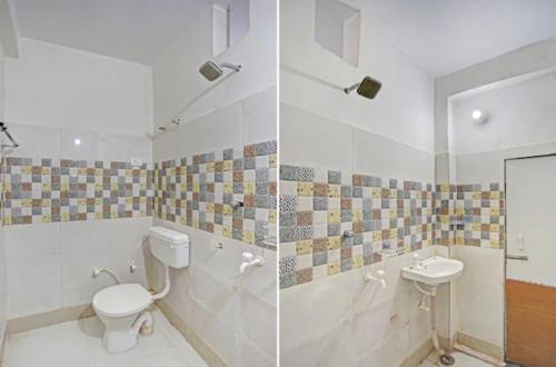 Koupelna v ubytování Hotel NK guesthouse