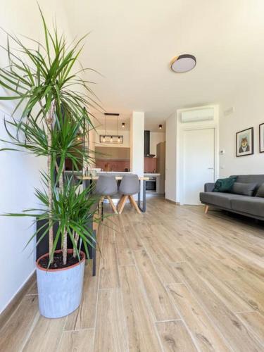 Χώρος καθιστικού στο Casa Ikigai Sirolo - Appartamento nuovissimo con giardino, a due passi dal centro