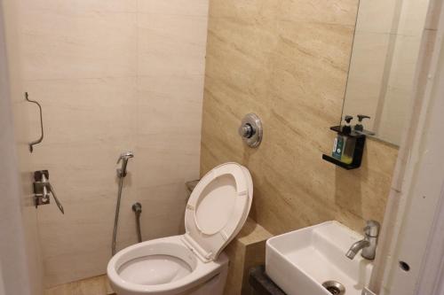 Ένα μπάνιο στο Hotel New Samrat