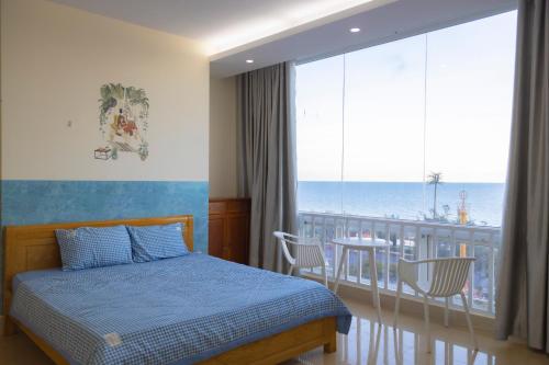 Кровать или кровати в номере Vung tau seaview apartment 2 - Oasky Son Thinh - villahomestayvungtau