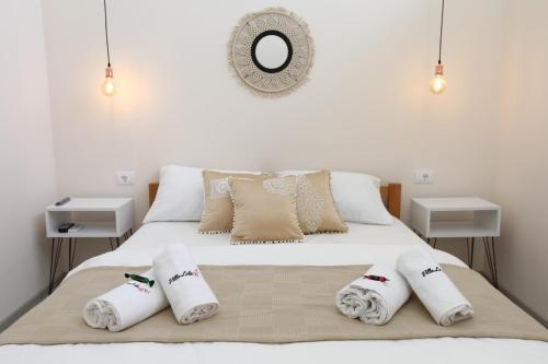 Кровать или кровати в номере Vila LOLA