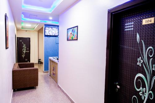 Posezení v ubytování Jagdambey Hotel